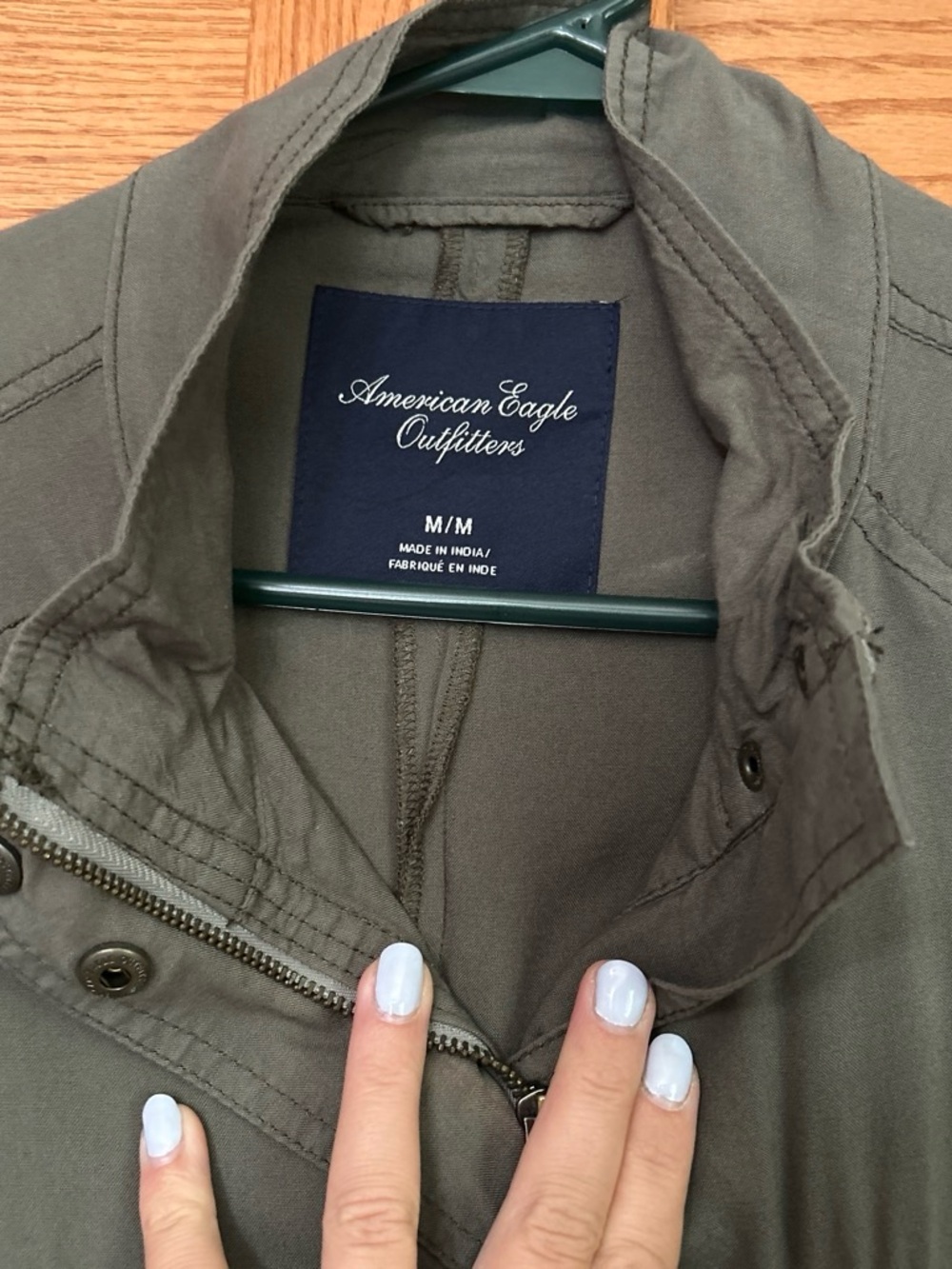 American Eagle Outfitters Olive Green Utility Jacket